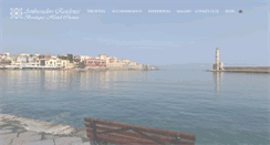 Desktop Screenshot of ambassadorsresidencechania.com
